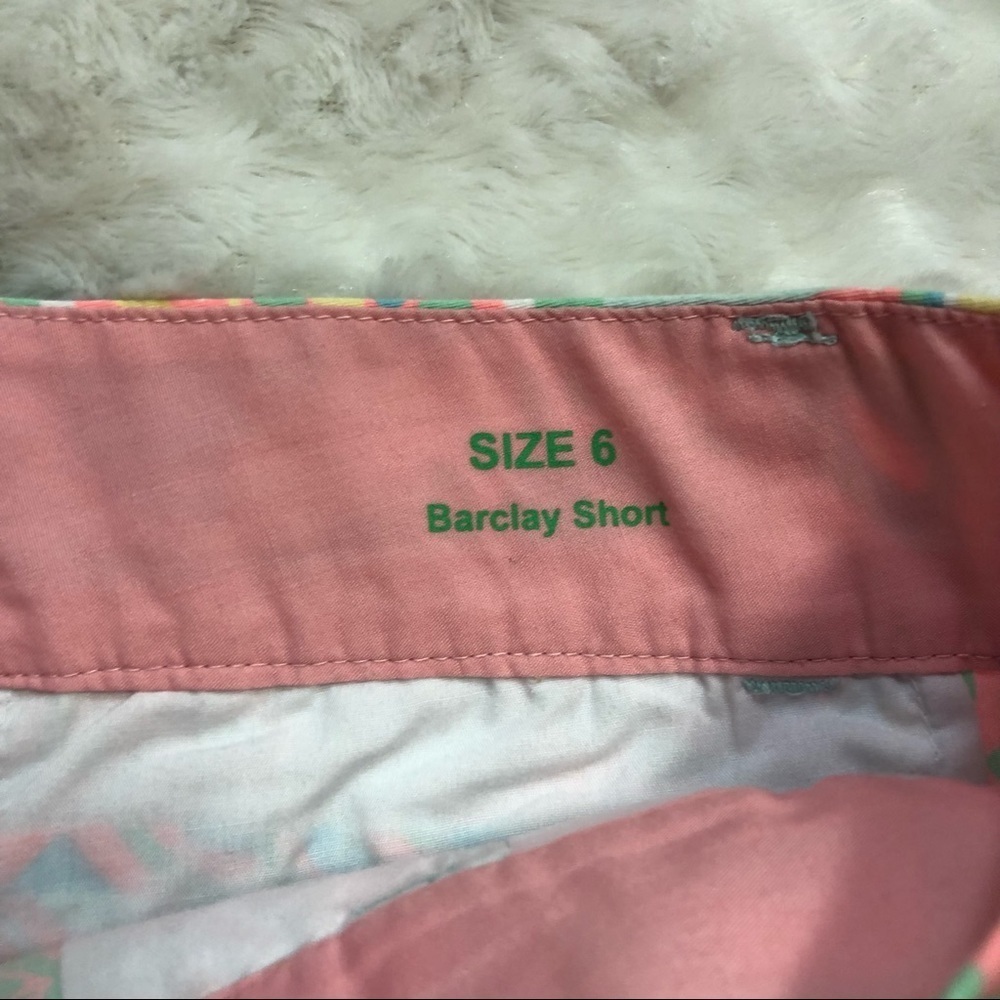 LILLY Pulitzer Barkley shorts sz 6 - Picture 3 of 5